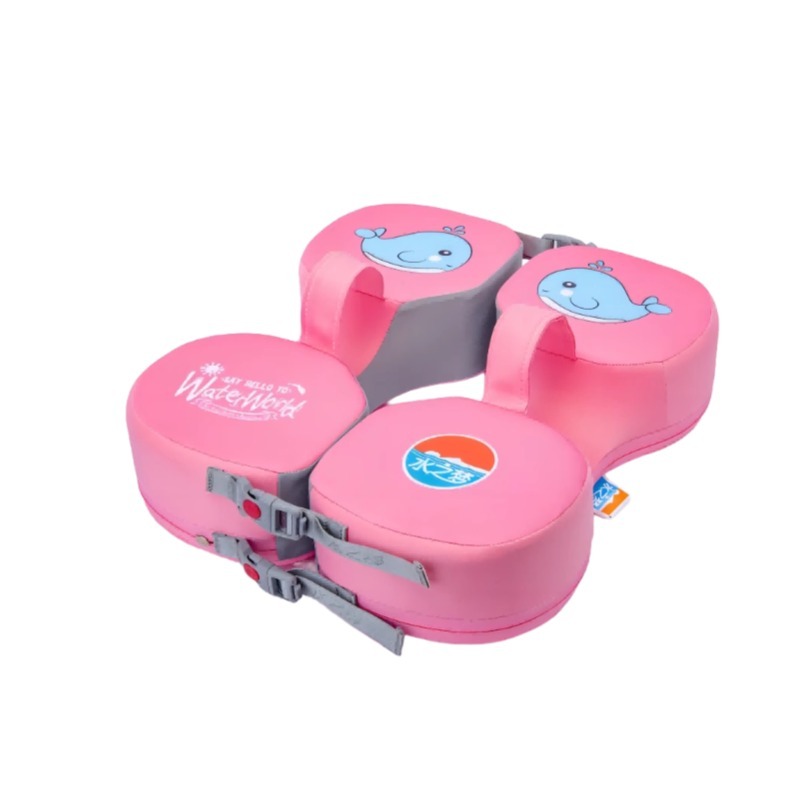 Pink Cartoon-Style Armpit Swim Ring