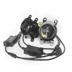 โปรเจคเตอร์2นิ้วไฟตัดหมอก LED 3000K 4500K 6000K ไฟโปรเจคเตอร์ H11แบบสองชั้นสำหรับรถทุกรุ่น - Product Image 1
