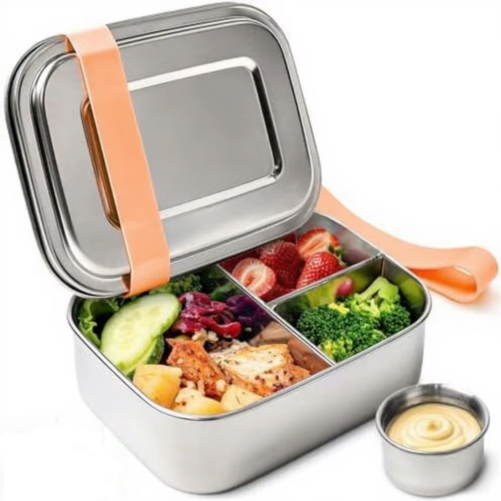 3 compartment- Orange