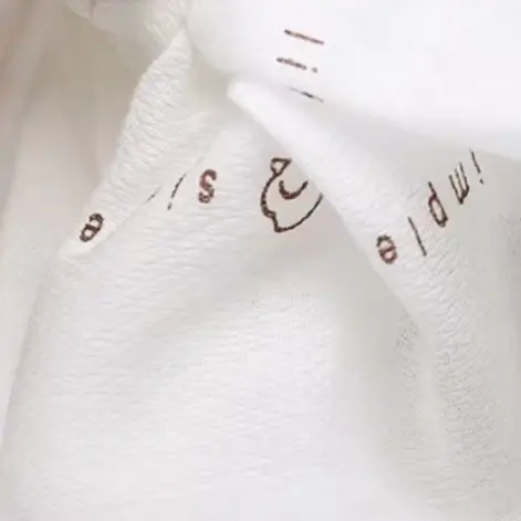 Nuevo pañuelo de algodón Jacquard Clase a Toalla de saliva antitranspiración Gots Bufanda cuadrada hecha a mano de color orgánico certificado
