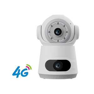 Commercio all'ingrosso della fabbrica 4G 4MP Smart Baby Monitor PTZ fotocamera a doppia lente del telefono di controllo remoto di rilevamento del movimento di visione notturna per bambini Pet Cam - Product Image 1