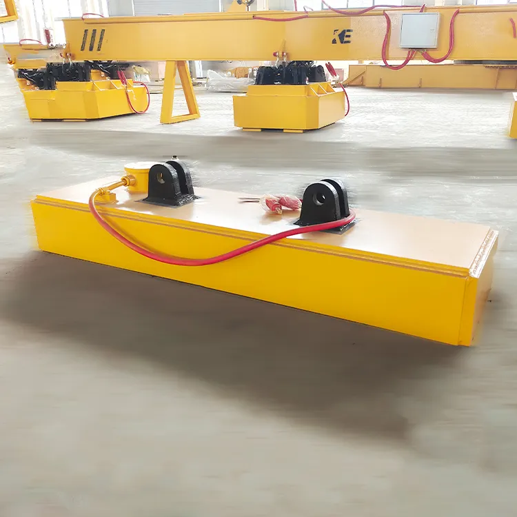 Steel plate transportation industrial crane lifting magnet rectangular electromagnet for sale