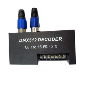 3CH 4CH DMX 512 декодер RGB RGBW светодиодные полосы контроллер
