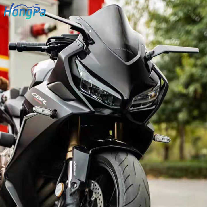 2PCS Motorrad Spiegel Modifizierte Wind Flügel Einstellbare Dreh Rückspiegel für Honda CBR250R CBR300R CBR500R CBR600R CBR650R