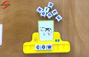 Sprache Baby karten Blockieren von Spielzeug Früh pädagogisches Gerät Smart Flash Card Lautsprecher Child Voice Learning Card Machine für Kinder