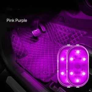 車内<span class=keywords><strong>LED</strong></span>センサーライトタッチスイッチライト自動ワイヤレスアンビエントランプポータブル夜間読書灯車内雰囲気