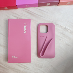 Luxury <strong>Rhode</strong> Silicone Mobile Phone Cases with Lip Gloss Lipstick Holder Compatible with for IPhone11 12 13 14 15 16 Pro <strong>Max</strong> Plus