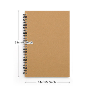 Custom Printed A5 Size Vintage Kraft Paper Coil <strong>Notebook</strong> for <strong>Note</strong> Taking and Journaling - Product Image 4