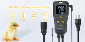 Termostato de alta precisión 100-240VAC-15A, controlador de temperatura de alta precisión con módulo de interruptor de pantalla LCD - Product Image 3