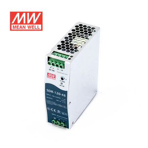 平均SDR-120-48 Dinレール電源120W 48V 2.5A AC DC PFC機能シングル出力10A LED産業220V入力 - Product Image 1