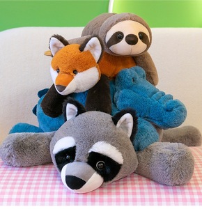 בפלאש ממולא עצלן/corcodile /<span class=keywords><strong>racoon</strong></span>/שועל צעצוע עם חמוד פנים