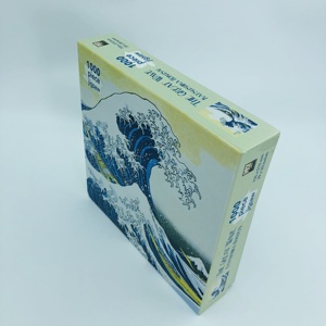 Chi phí thấp tái sản xuất 100 Mảnh Trò chơi câu đố hai mảnh hộp - Product Image 6