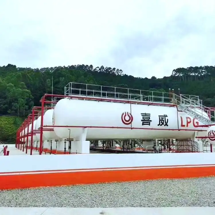Tanque de gás asme lpg, tanque de gasolina liquefeito, tanque de gasolina para armazenamento de 20 toneladas