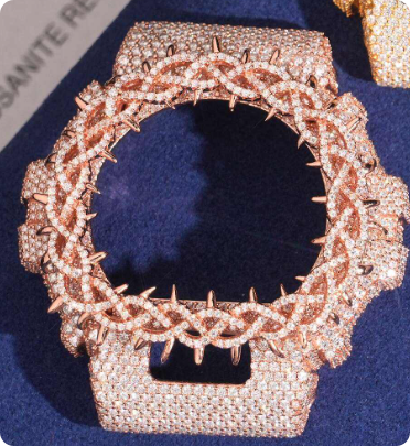 Bezel Rose gold