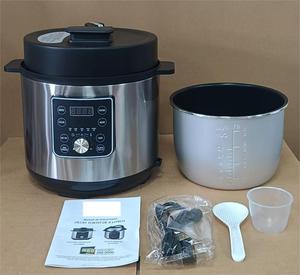 2025 New Design Electric Pressure Cooker Smart <strong>Programs</strong> With Knob Control LCD White Light Display America Great Sell