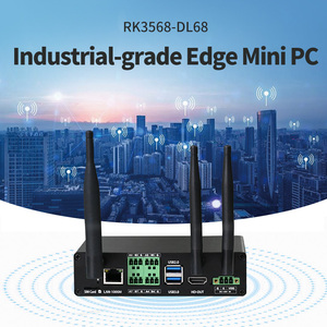 2025 Venta caliente Android Linux Dual OS Industrial Mini PC Box Computer Edge Computing Support 4K Wifi 6 Ready Stock Industrial Mini