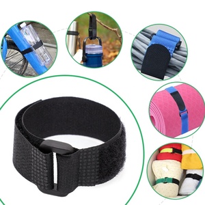 Hook and <strong>Loop</strong> Strap Bike Hook and <strong>Loop</strong> Cable <strong>Ties</strong> Sew on Hook and <strong>Loop</strong> Tape Anti Slip <strong>Elastic</strong> Strap - Product Image 2