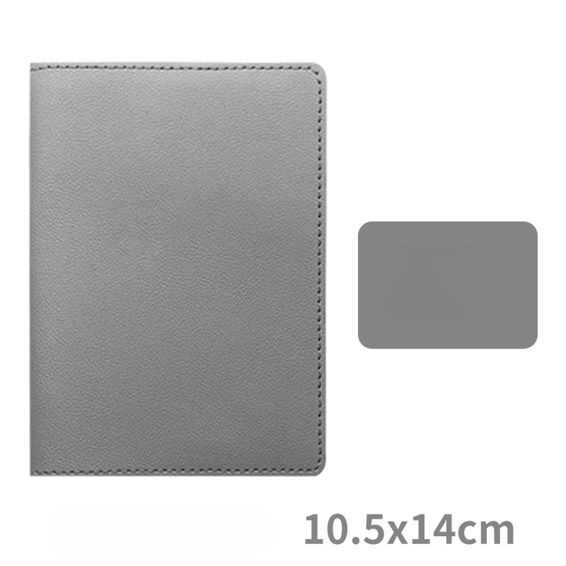Grey passport cover