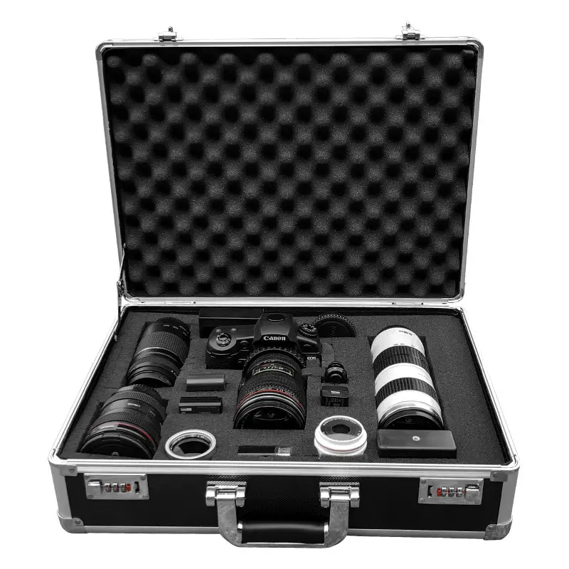 Caja de almacenamiento segura para cámara SLR, protector digital de lente a prueba de humedad, equipo fotográfico