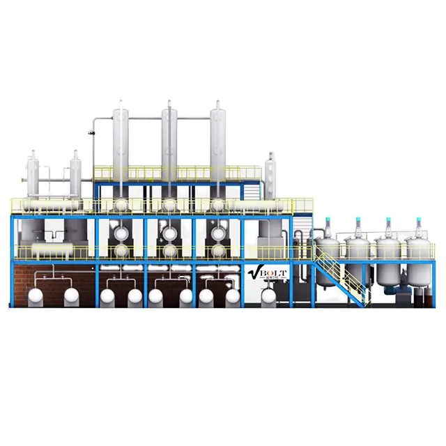 VBOLT установка для регенерации отработанного масла машина для переработки масла, машина для переработки смазочного масла