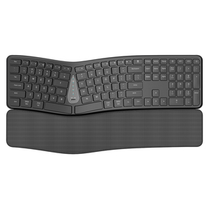 Wave Keys Ergo Split Keyboard Cómodo Natural Typing Wired Wireless Bluetooth Teclado ergonómico con reposamanos acolchado - Product Image 2