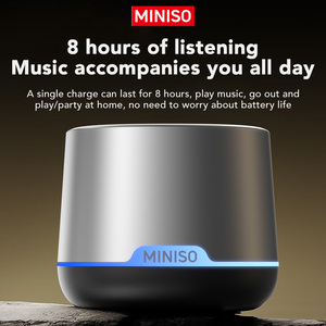 Altoparlante Bluetooth portatile MINISO M100, illuminazione multicolore RGB, durata della batteria di 8 ore Ultra-lunga, 5.4 Bluetooth - Product Image 4