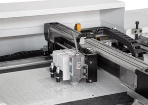 DIC350 Label Sticker <strong>Cutter</strong> Self Adhesive Roll to Roll Digital Die Cutting Machine With Slitting and Laminating - Product Image 4