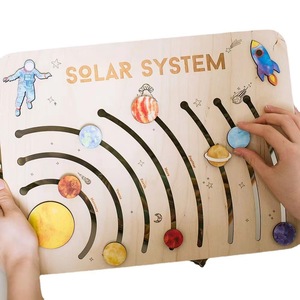 Factory Direct Multi-Layer Wooden Puzzle Early Learning Educational <strong>Toy</strong> Multi-Planets Solar System Children's Desktop <strong>Toy</strong> - Product Image 1