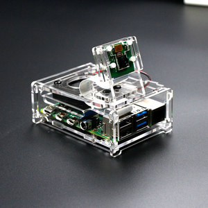 Yahboom透明ラズベリーパイ4アクリル保護ケース、カメラホルダー付き - Product Image 5