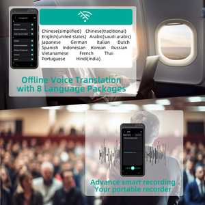Two Way Translator <strong>Language</strong> Speech Multi <strong>Languages</strong> Instant Smart Translation Device <strong>Online</strong> Offline English Translator Device - Product Image 4