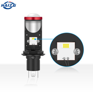HAIZG H4 lens LED H4 araba farı aydınlatma sistemi LED H4 motosiklet araba led far projektör - Product Image 4