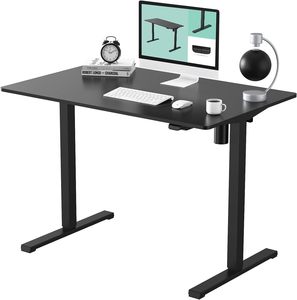 工厂现代简易电脑桌电脑站立式工作站游戏电脑桌带抽屉 - Product Image 4