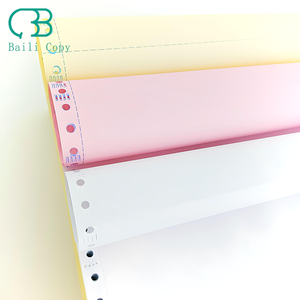 Papel de copia sin carbón al por mayor de fábrica 100% pulpa primaria papel de forma de computadora NCR de 3 capas - Product Image 4