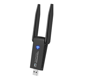 1300Mbps WiFi adaptörü USB 3.0 çift bant 5GHz/2.4GHz kablosuz ağ adaptörü 2 antenler MU-MIMO WiFi güvenlik cihazı windows ve Mac OS - Product Image 1