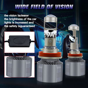 Y6 Y6D Y8 Y9 A80 LEDプロジェクターライトforcar focos faros 9005 9006 h7 h11h4カーLEDプロジェクターレンズホンダシビックLEDヘッドライト