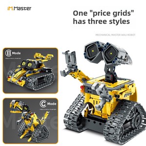 Bloques de construcción, programación de robot, teléfono móvil, Control remoto Dual, juguete educativo de montaje para plástico