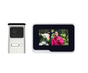 2-Wire Tuya D210+M10 7&quot; Inch Mobile App Control Latest Model <strong>Touch</strong> <strong>Button</strong> Screen Smartphone Video <strong>Intercom</strong> <strong>System</strong> for Villa - Product Image 1