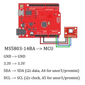 GY-MS5803-14BA Pressure <strong>Sensor</strong> High Resolution Fluid Liquid Gas Pressure Height <strong>Sensor</strong> Module I2C SPI Interface for <strong>Arduino</strong> - Product Image 2