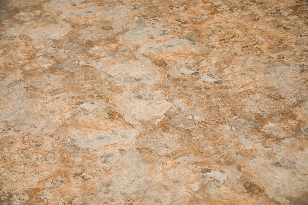 Adesivo de piso de vinil Sensetile Pro de azulejo de vinil de luxo PVC seco LVT piso azulejos superfície marrom novo lançado