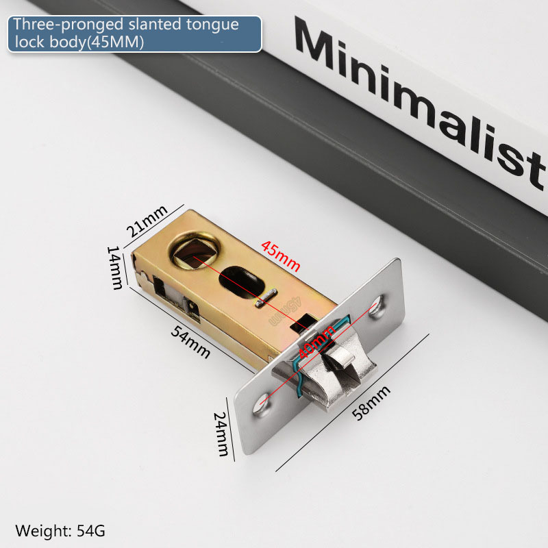 Three-pronged slanted tongue(45MM)