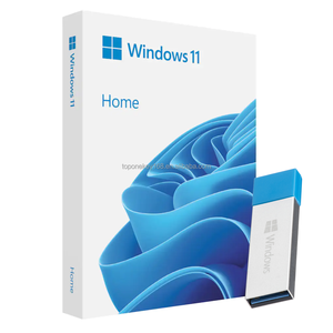 Windows 11 Home USB Retail BOX Inglés/coreano/japonés/ruso con licencia de por vida 100% activación en línea Global Win 11 KEY