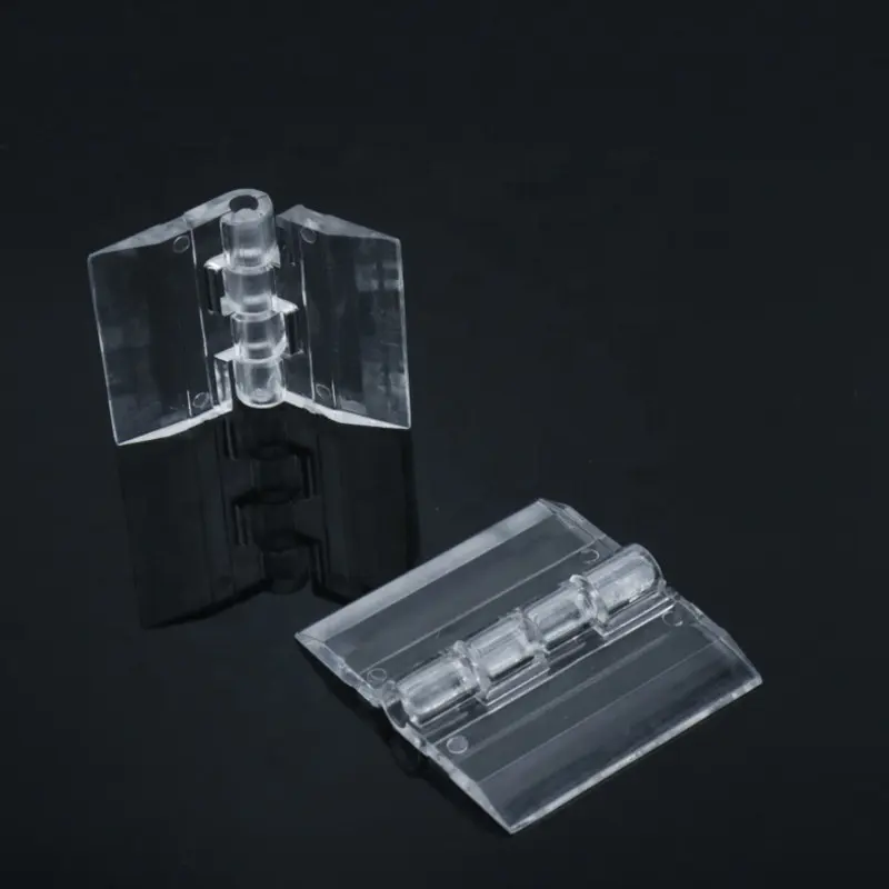 Charnières acryliques Clair Acrylique Mini Charnière En Plastique Transparent Pliant Charnière