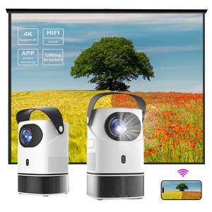 Nuevo Mini proyector LED inteligente Android 11 con vídeo 4K, resolución de 1080P, 2G de RAM, Wifi inalámbrico, proyector portátil Full HD para el hogar
