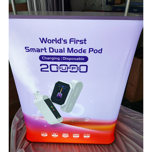 Tùy chỉnh thiết kế di động và có thể gập lại gian hàng thương mại xúc tiến hiển thị pop-<span class=keywords><strong>up</strong></span> quảng cáo sạc trạm truy cập bảng - Product Image 6