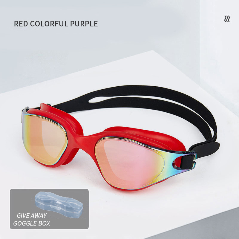 red colorful purple