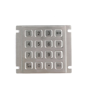 Montaje en Panel numérico retroiluminado de Metal con 12 iluminado las llaves para el sistema de Control de acceso - Product Image 6