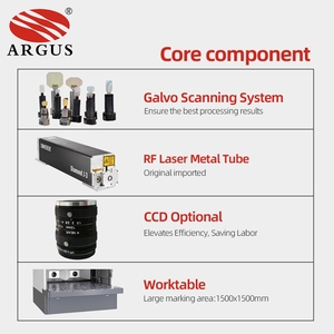 Argus 300W CO2 Laser jeans máy lớn Định dạng khắc galvo Laser denim rửa tàu khu trục nhà sản xuất - Product Image 3