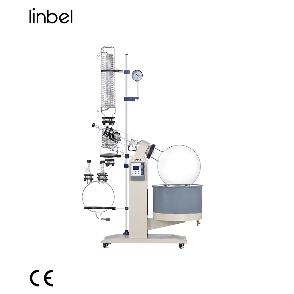 고품질 C B D 오일 추출 기계 H E M P 진공 50L 회전 증발기