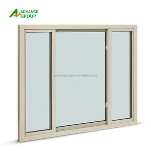 Entegre jaluziler ile çift camlı alüminyum sürgülü pencereler alüminyum 3 parça sürgülü pencereler ekranlı - Product Image 1