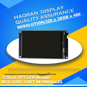 Schermo lcd 3.5 pollici tft 320480 risoluzione mcu 16bit in parallelo interfaccia 3.5 "TFT lcd modulo schermo con PCBA 34pin LCD 3.3V/5V lcd - Product Image 2
